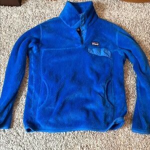 Patagonia Blue Fleece Pullover